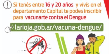 Comienza hoy la vacunación contra el Dengue en la Capital