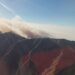 Intensos trabajos para extinguir el incendio en el Cordón del Velasco que sigue activo en el sector suroeste