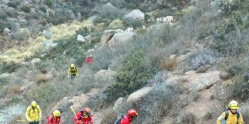 El COE continúa el trabajo en el incendio del cordón del Velasco