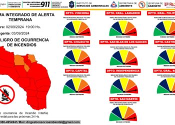 El alerta para el riesgo probable de incendios forestales en La Rioja es de nivel extremo