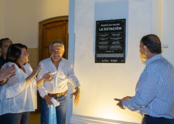 PUESTA EN VALOR DE LA ESTACIÓN: QUEDÓ INAUGURADA LA PRIMERA ETAPA