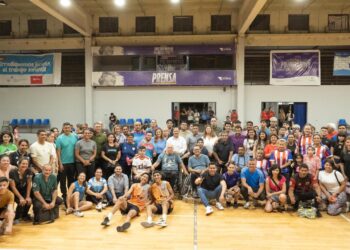 El Polideportivo Evita cuenta con mejores condiciones edilicias para las y los deportistas