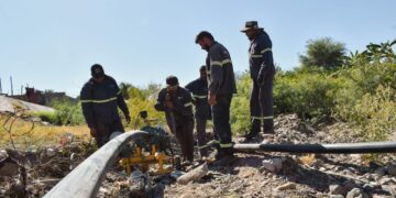 Nuevo acueducto mejora la presión de agua en barrios de Nonogasta
