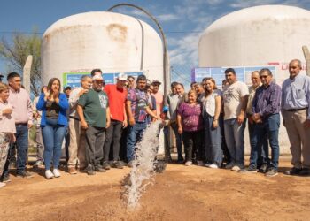 El gobernador Quintela inauguró nuevo acueducto Portezuelo- Santa María