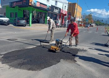 EL MUNICIPIO TRABAJÓ EN LA CALLE INDEPENDENCIA Y OTRAS ARTERIAS