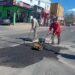 EL MUNICIPIO TRABAJÓ EN LA CALLE INDEPENDENCIA Y OTRAS ARTERIAS