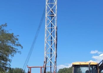 Se puso en marcha la construcción de una nueva perforación de agua en Aimogasta