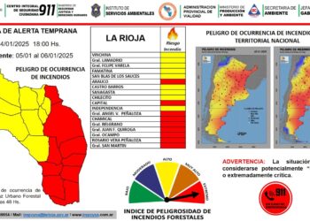 Emiten alerta por el incremento de las condiciones propicias para el desarrollo de incendios urbanos y forestales en toda la provincia