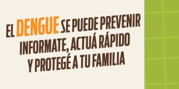 Piden a la población tener especial cuidado con los síntomas de dengue