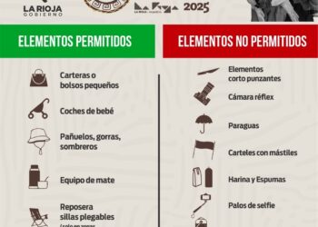 Chaya 2025: Elementos permitidos y no permitidos para ingresar al predio