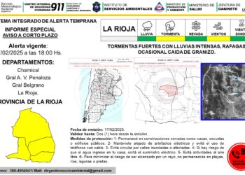 Informe del COE: Se registraron 34 mm de lluvia en el sector Sureste de la Capital y 22 mm en EL Sur de Arauco