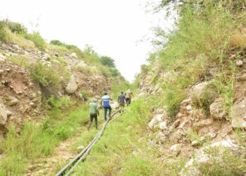 El gobierno provincial busca incrementar el caudal de agua en el dique La Aguadita