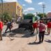 EL MUNICIPIO REALIZÓ BACHEO EXTENDIDO SOBRE AVENIDA SAN NICOLÁS DE BARI