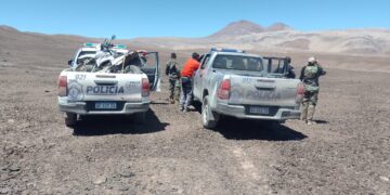 Rápido accionar de la policía para rescatar a 4 personas extraviadas en Corona del Inca