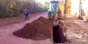 Comenzaron los trabajos de renovación de cañerías en Banda Florida