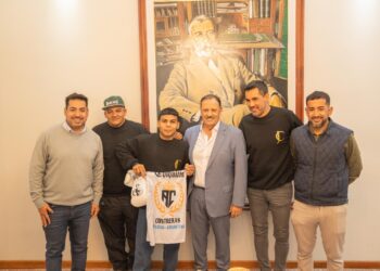 Quintela recibió al campeón sudamericano de Boxeo Agustín “Chiquitín” Contreras