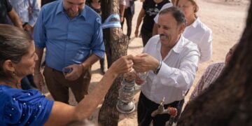 Tras años de postergaciones, Bañado de Tigre, en General Ortiz de Ocampo, celebra la llegada del agua