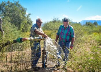 La Provincia inició en Patquía obras para fortalecer el sistema de abastecimiento hídrico