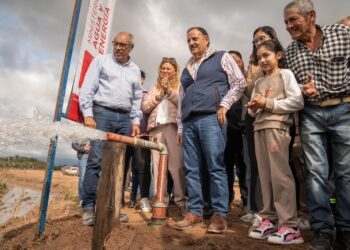 Quintela inauguró el acueducto Los Horneros en Chamical