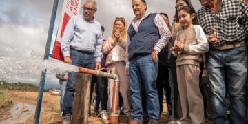 Quintela inauguró el acueducto Los Horneros en Chamical