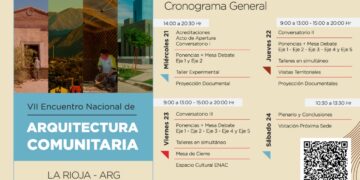 Se realizará en la Rioja el VII Encuentro Nacional de Arquitectura Comunitaria