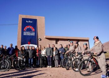 Quintela inauguró el nuevo sitio arqueológico «Parque Estrellas de Vinchina»