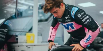 El momento del abandono de Colapinto en la Qualy del GP de España por una falla técnica