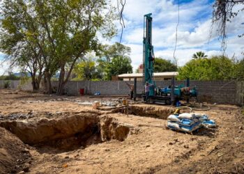 Avanza una nueva perforación en Nonogasta que fortalecerá el abastecimiento de agua potable y beneficiará a miles de vecinos
