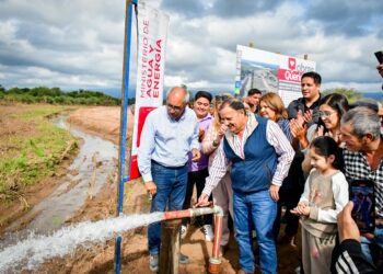 En Chamical se logró llenar las primeras 12 represas comunitarias, almacenando 170 millones de litros de agua