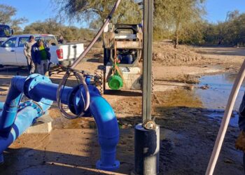Intensos operativos de mantenimiento en perforaciones para asegurar el acceso al agua potable