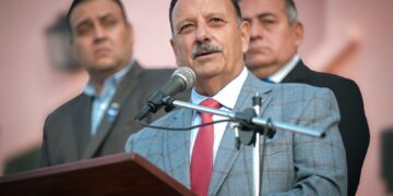 Quintela encabezó en Chuquis los actos oficiales por el 9 de Julio