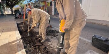 Avanza a paso firme el plan de bacheo y asfaltado con trabajos conjuntos entre Provincia y Municipio