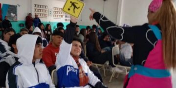 Patquía: capacitan a jóvenes en seguridad vial con el Aula Taller “Juventudes Conscientes”