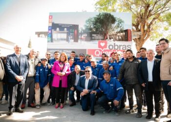 Quintela supervisó la obra del Hospital Luis Agote en Chamical y ratificó el compromiso del Gobierno de garantizar el acceso a los servicios de salud