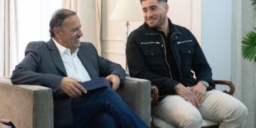 Quintela recibió a Matías Montenegro y puso en valor su logro en el Mundial de BMX