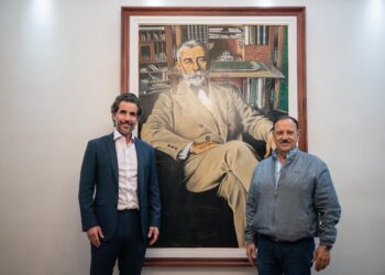 Quintela recibió al rector de la Fundación Barceló y respaldó proyectos educativos y deportivos