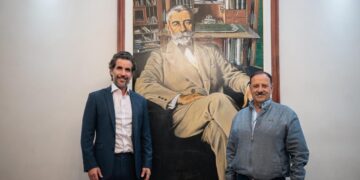 Quintela recibió al rector de la Fundación Barceló y respaldó proyectos educativos y deportivos