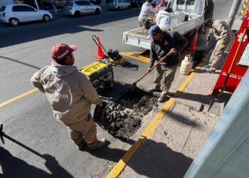 Provincia y Municipio avanzan con un plan integral de bacheo en la ciudad Capital