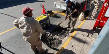 Provincia y Municipio avanzan con un plan integral de bacheo en la ciudad Capital