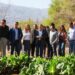 Quintela visitó la Finca Municipal que abastece a los comedores escolares y ya trabaja sobre producción de ajo, comino y verduras