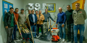 Ambiente acompañó la agenda de trabajo de Quintela en Chilecito con acciones en seguridad, viviendas y ambiente