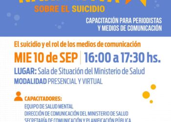 La Provincia impulsa una capacitación para periodistas sobre el abordaje responsable del suicidio