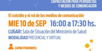 La Provincia impulsa una capacitación para periodistas sobre el abordaje responsable del suicidio