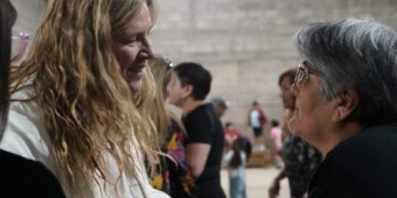 Gabriela Pedrali y Ricki Herrera recorrieron el departamento Rosario Vera Peñaloza para llevar sus propuestas y la esperanza a toda la comunidad