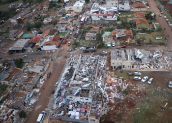 Un tornado deja al menos seis muertos y más de 750 heridos en Rio Bonito do Iguaçu (Brasil)