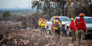 Extinguieron incendio forestal en el departamento Capital