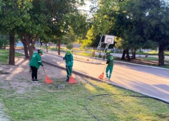 El Instituto de Servicios Ambientales intervino espacios comunitarios para reducir riesgos sanitarios y ambientales