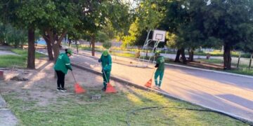 El Instituto de Servicios Ambientales intervino espacios comunitarios para reducir riesgos sanitarios y ambientales