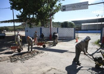 Avanzan en Tama las obras acordadas entre el gobernador Quintela y el intendente