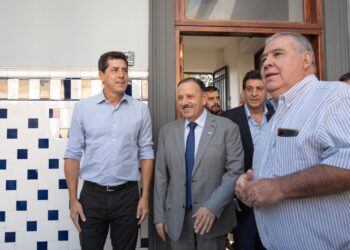 El gobernador Quintela y Wado de Pedro recorrieron el Espacio de la Memoria y reafirmaron el compromiso con el Nunca Más